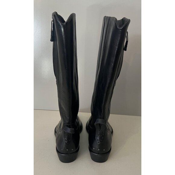 Free People $398 We The Free Allistar Pointed Boots Size 9 in Black Leather - Picture 7 of 9